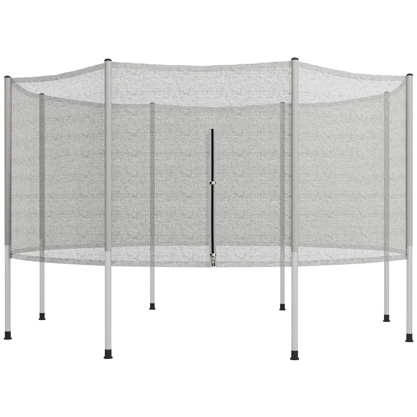 2FT Trampoline Net Enclosure, 8 Poles, Grey Trampolines Grey at Gallery Canada