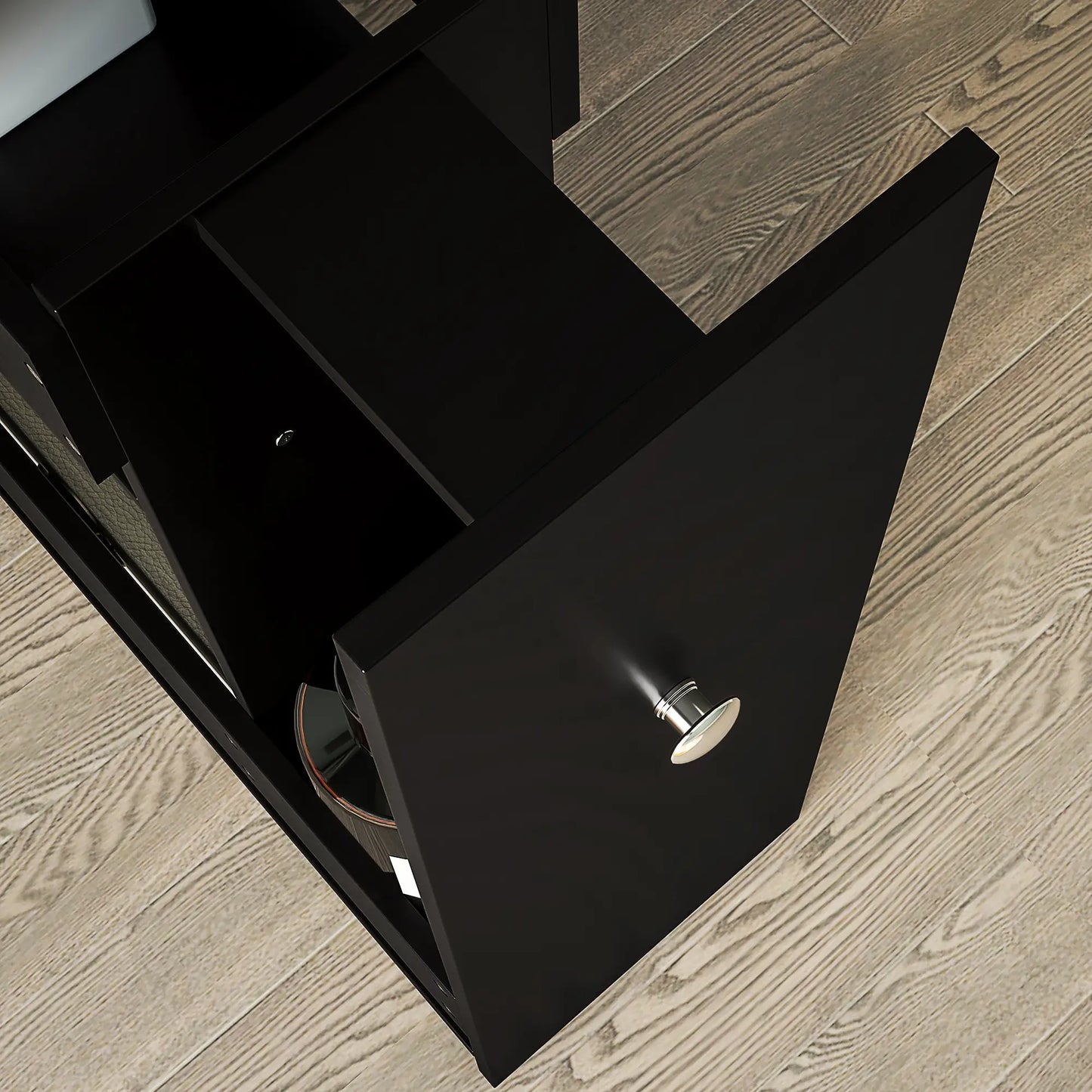 Space Saving Toilet Paper Cabinet, Narrow Bathroom Storage, Black Bathroom Cabinets at Gallery Canada