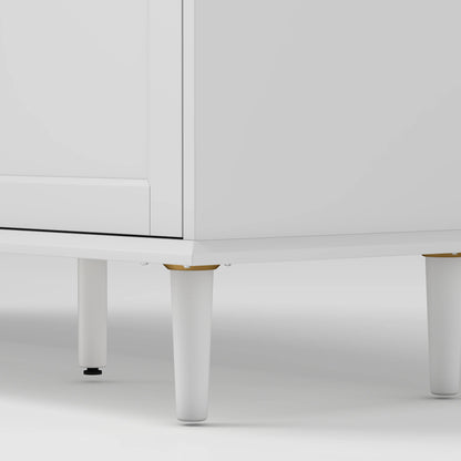 55" Buffet Cabinet, Soft-Close Doors, 2 Drawers, 3 Shelves, White Bar Cabinets at Gallery Canada