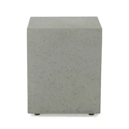 Multi-Functional Tank Holder Side Table, 16.5" L x 16.5" W x 20.5" H, Light Grey Patio Side Tables at Gallery Canada