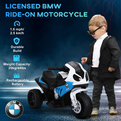 6V Kids Motorcycle with Headlight, Music, Blue Electric Motorcycles at Gallery Canada