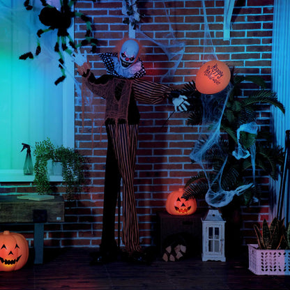 5ft Outdoor Halloween Decoration, Talking Circus Clown, Sound Motion Activated Halloween Decorations at Gallery Canada