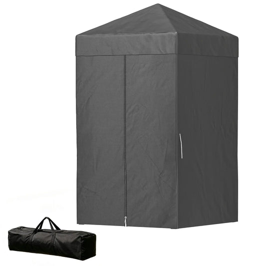 4x4 ft Pop Up Canopy Tent, UPF 50+ Changing Room, Dark Grey Pop Up Canopies Dark Grey, Black at Gallery Canada