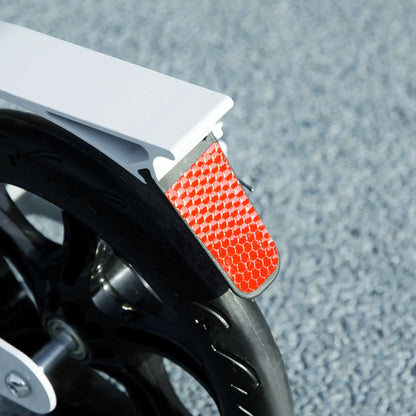 Foldable Kids Scooter, 4 Adjustable Heights, Double Brakes, Shock Absorption, Ages 6-12, White Scooters at Gallery Canada