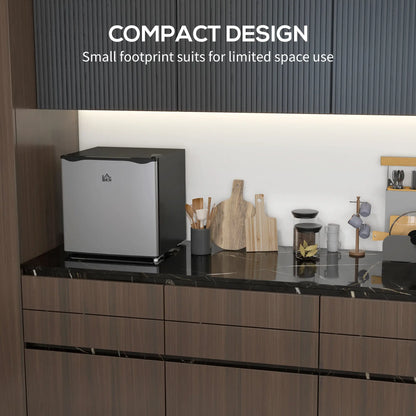 1.1 Cu. Ft. Mini Freezer, Compact Upright, Reversible Door, Removable Shelf, Adjustable Temperature, Silver Small Kitchen Appliances at Gallery Canada