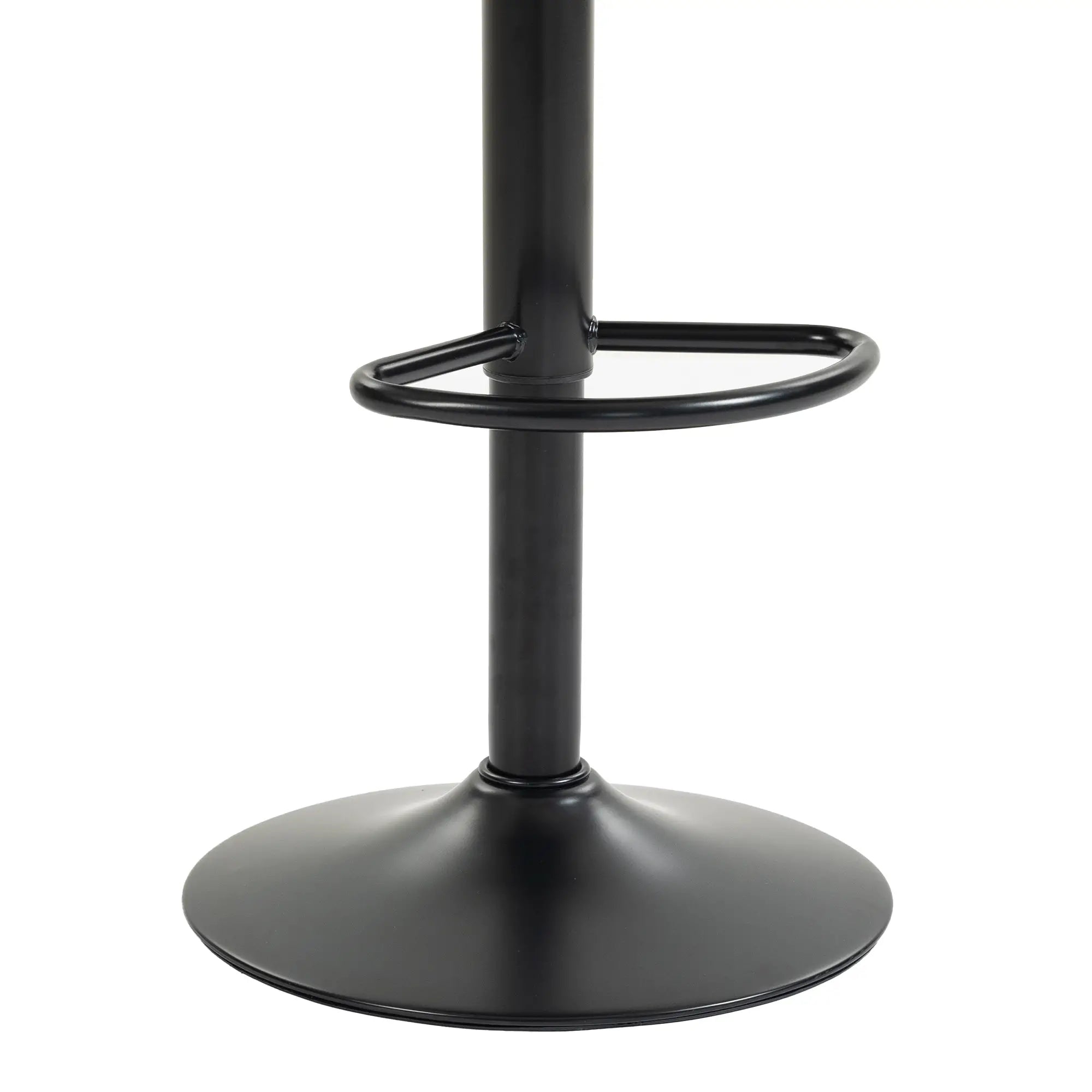 PU Leather Adjustable Swivel Bar Stools Set of 2, Brown Bar Stools at Gallery Canada