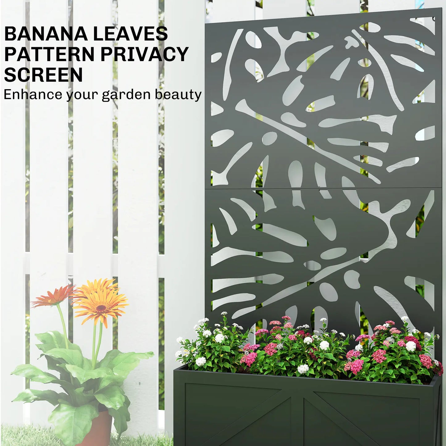 Metal Raised Garden Bed With Trellis, Freestanding Or Wall Mounted Galvanized Planter Boxes at Gallery Canada