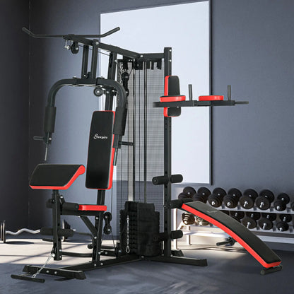 Home Gym Equipment, Workout Station with Bench, Push Up Stand, Dip Station, 143lbs Power Towers at Gallery Canada