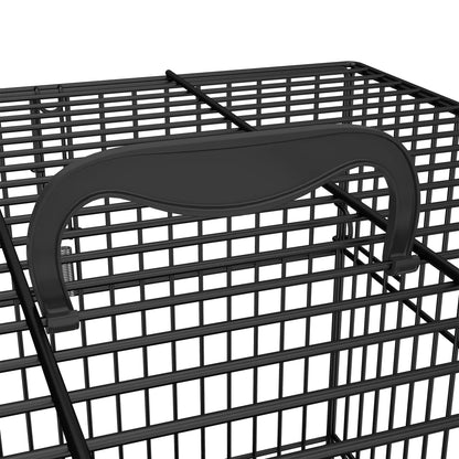 Bird Cage Portable w/ Slide-Out Tray Travel Cage for Parakeets w/ Perch &; Food Bowls Black Bird Cages at Gallery Canada