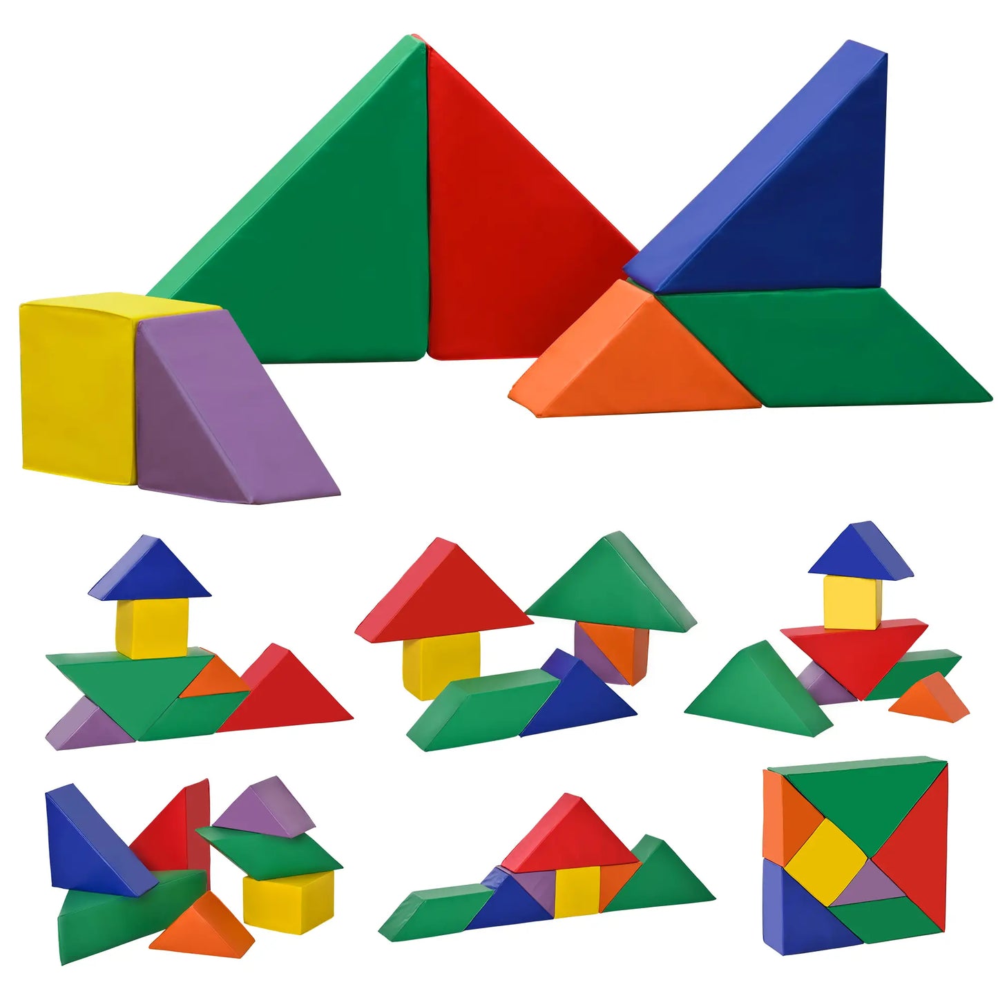 7 Piece Soft Play Foam Climbing Blocks, Toddlers 1-3 Years Baby Gym & Playmats at Gallery Canada