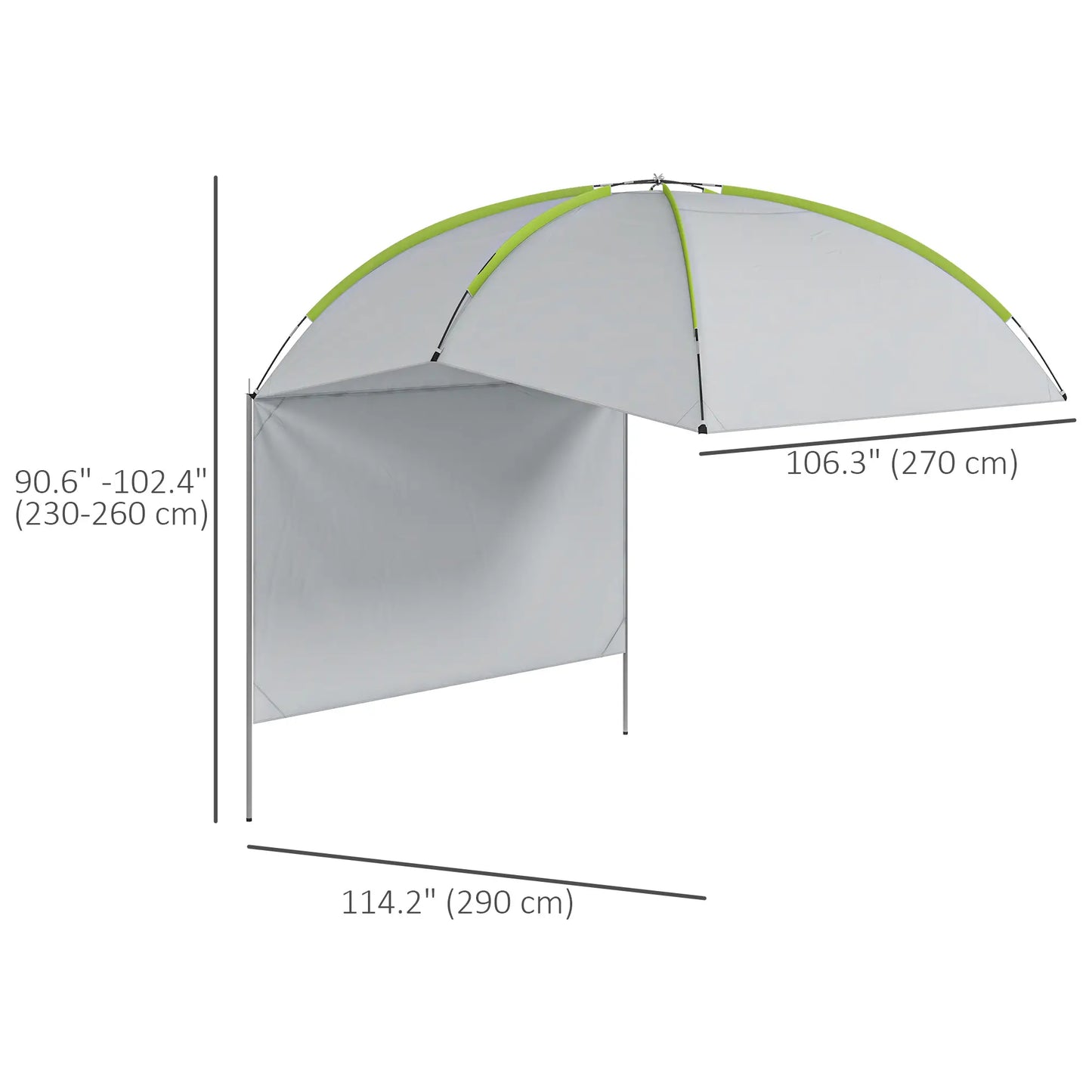 SUV Awning Tailgate Tent, Portable Car Awning with Side Wall Camping Tents at Gallery Canada