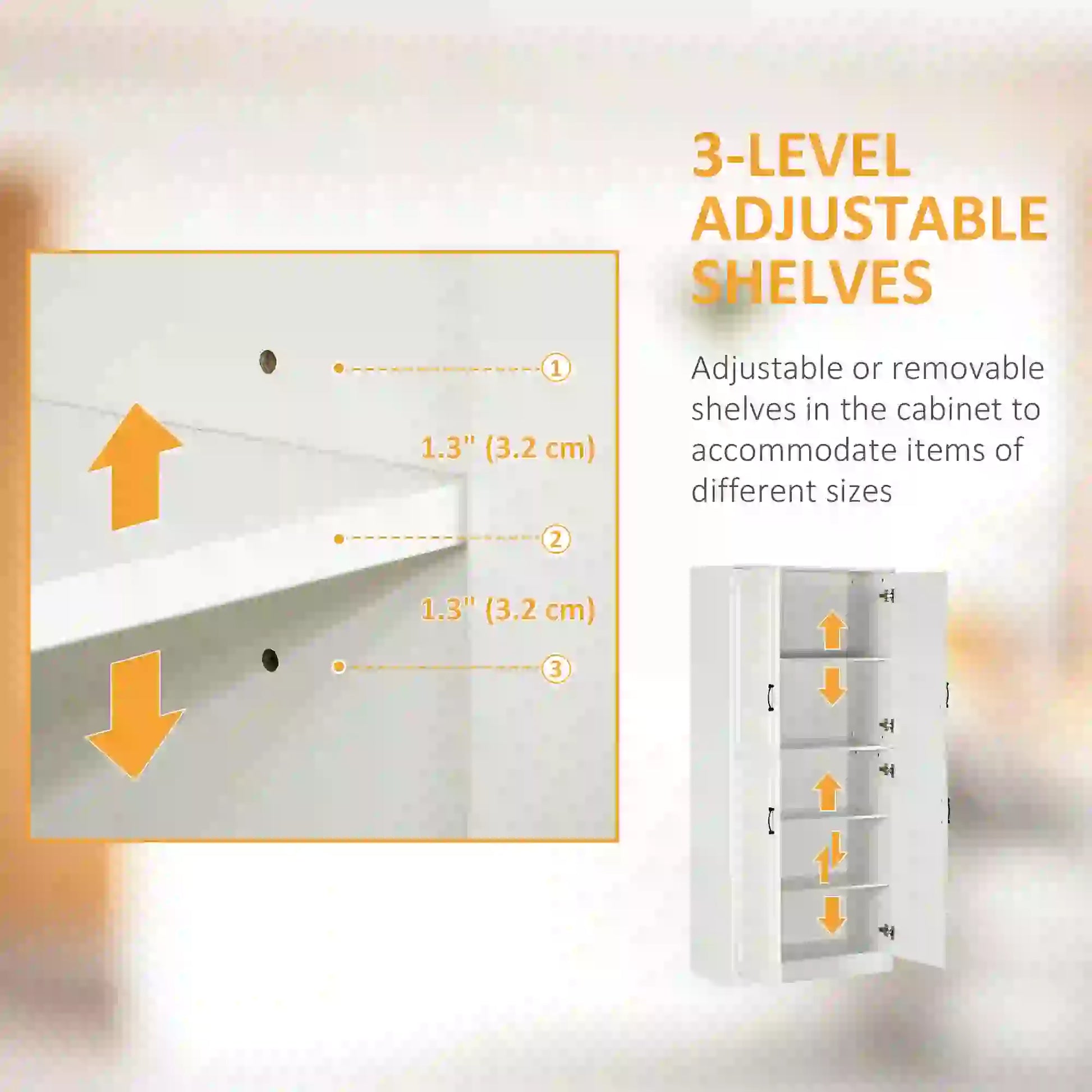 71" Freestanding Kitchen Pantry Cabinet, 4 Doors, Adjustable Shelves, White Kitchen Pantry Cabinets at Gallery Canada