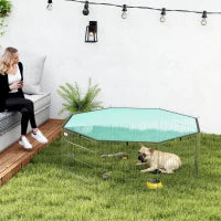 Enclos pour animaux de compagnie pliable avec couvercle supérieur, enclos pour chien portable et robuste