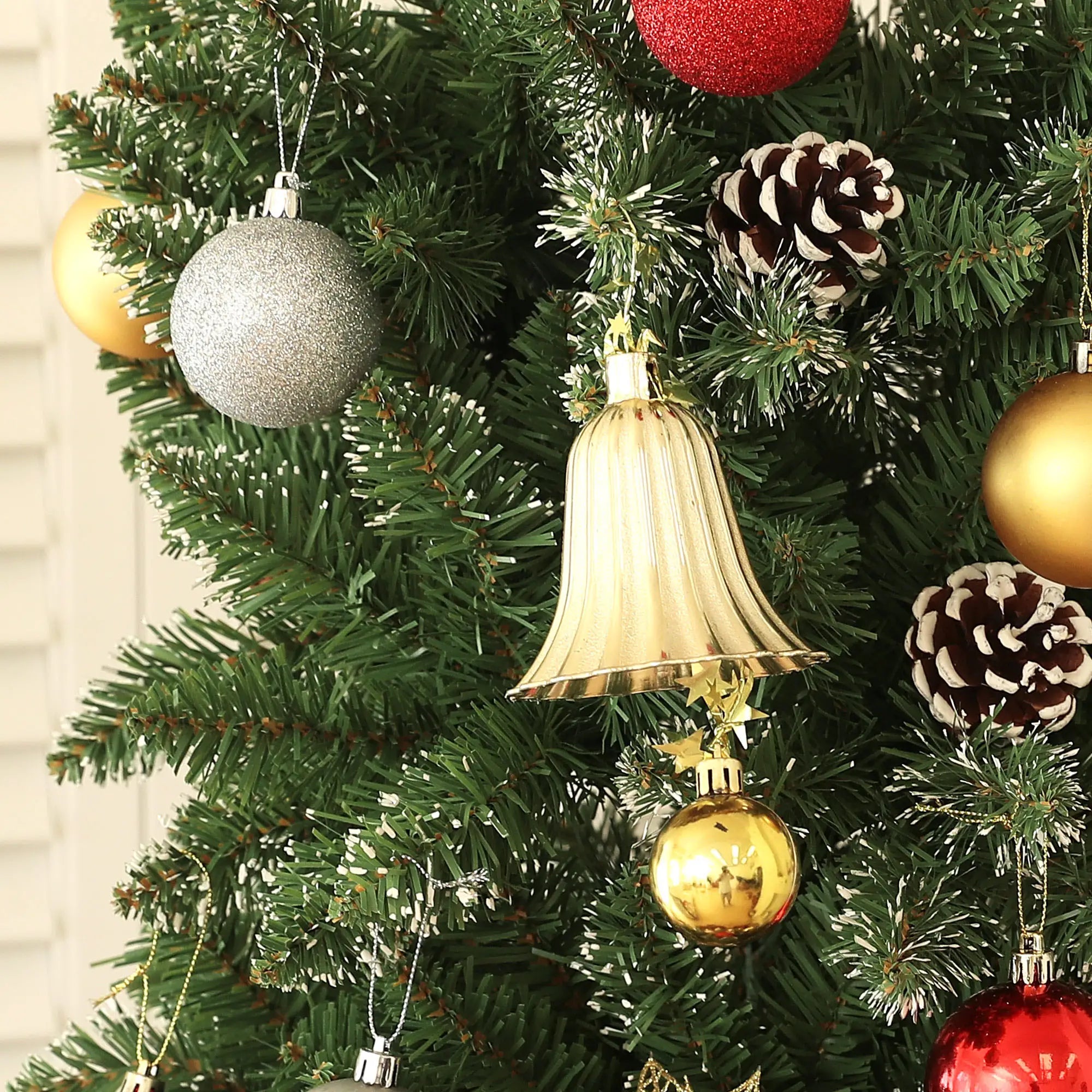 7ft Artificial Pencil Christmas Tree, 980 Branches, Pinecones, Metal Stand Pencil Christmas Trees at Gallery Canada