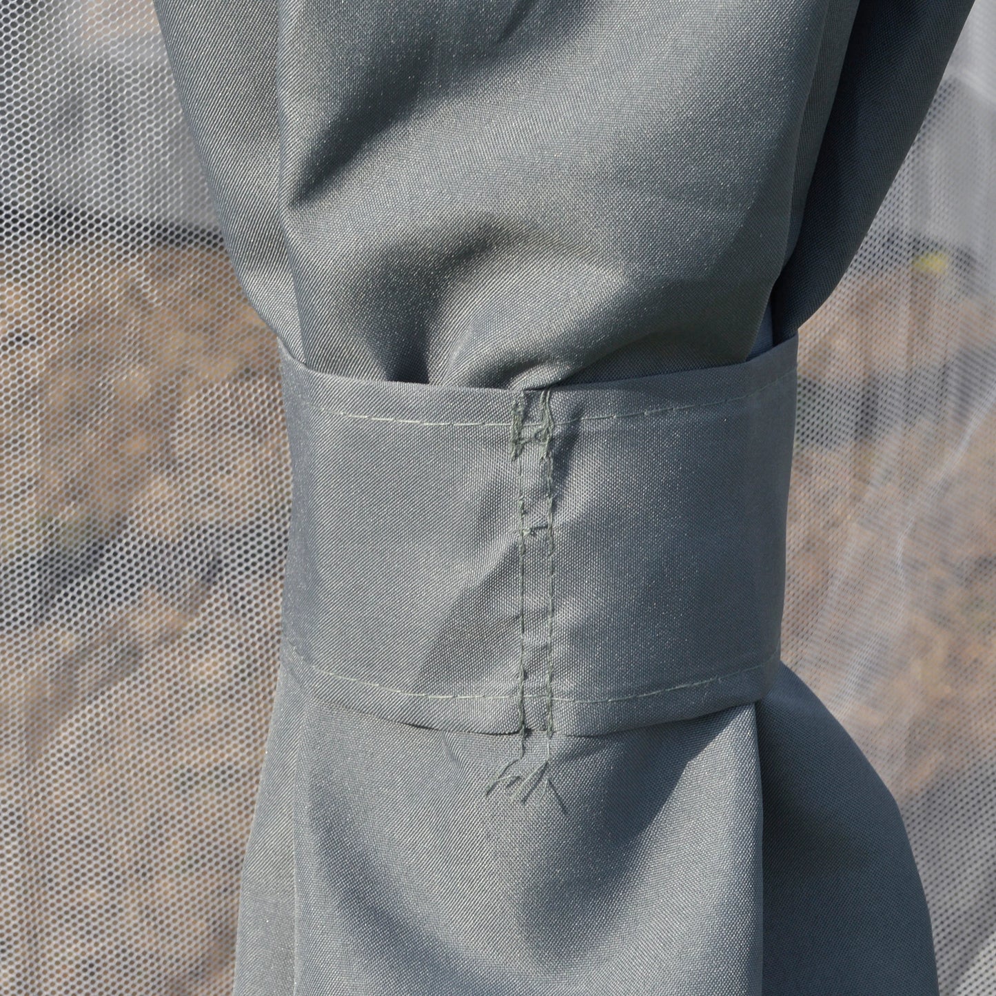 12' x 12' Outdoor Gazebo, Dome Canopy, Netting Sidewalls, Dark Grey Gazebos at Gallery Canada