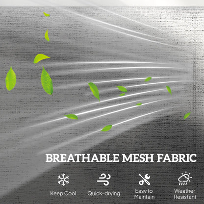 Garden Double Gliding Chair, Patio Glider, Steel Frame, Dark Grey Outdoor Gliders at Gallery Canada