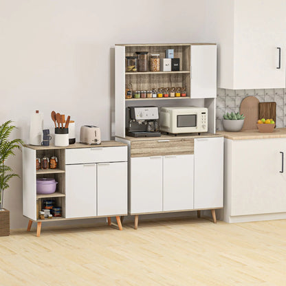 Modern Sideboard Cabinet, 2 Doors, Drawer, Adjustable Shelves Kitchen Pantry Cabinets at Gallery Canada