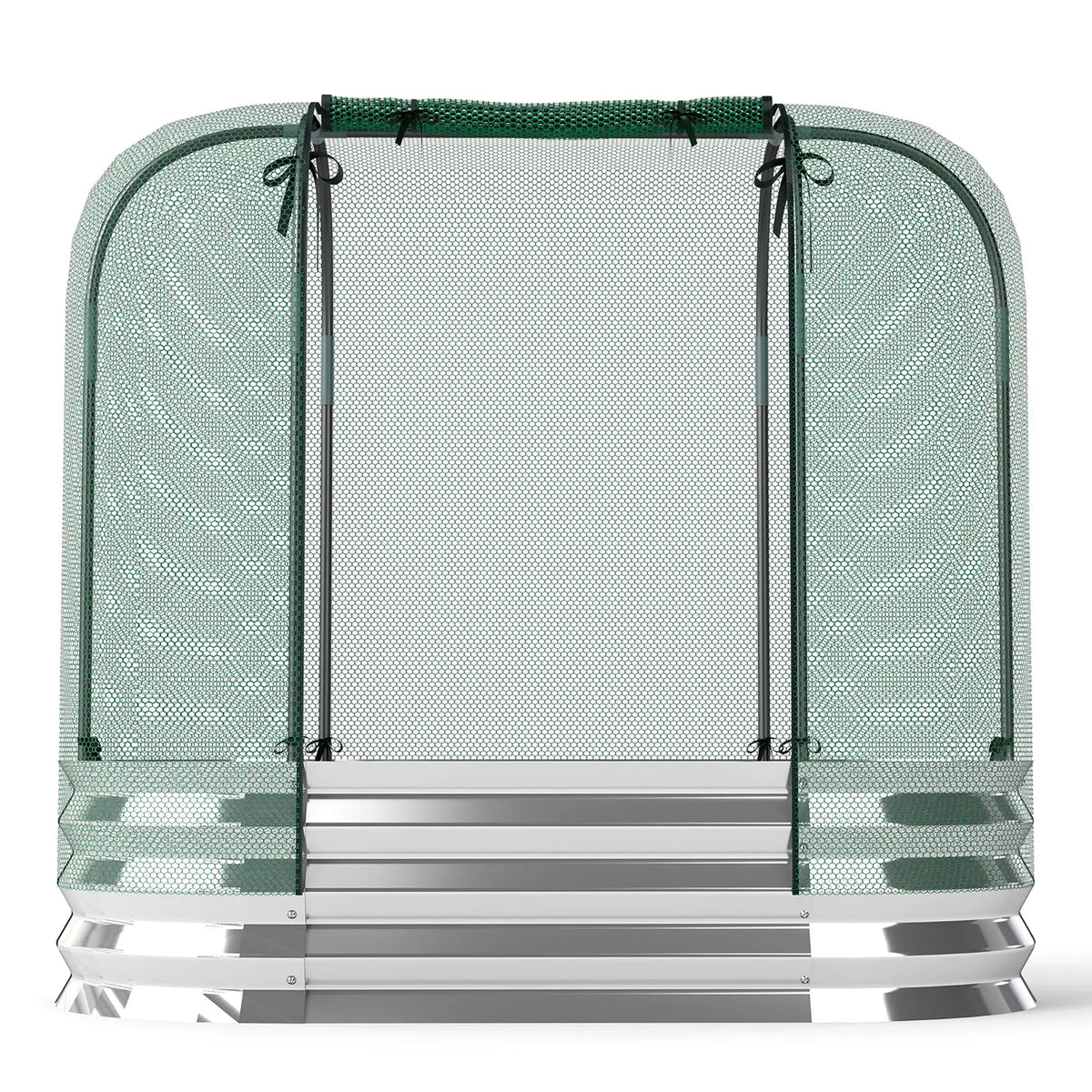 Galvanized Raised Garden Bed, Crop Cage Net Cover, Outdoor Planter Box Raised Garden Beds at Gallery Canada