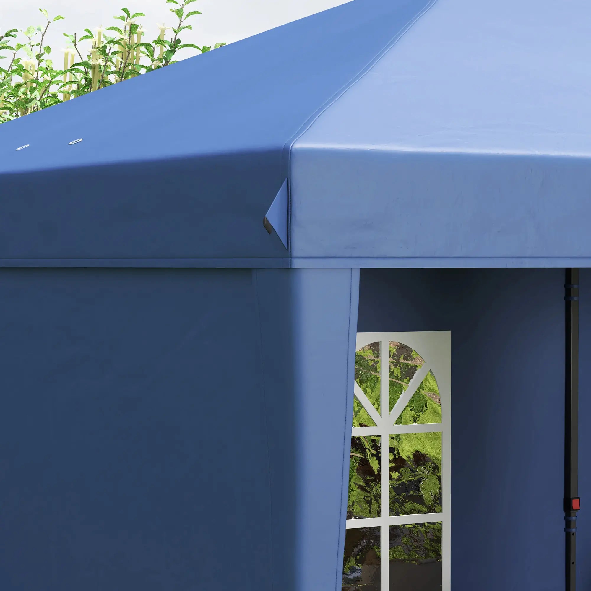 10' x 20' Pop Up Canopy Tent, Instant Shelter, Blue Pop Up Canopies at Gallery Canada