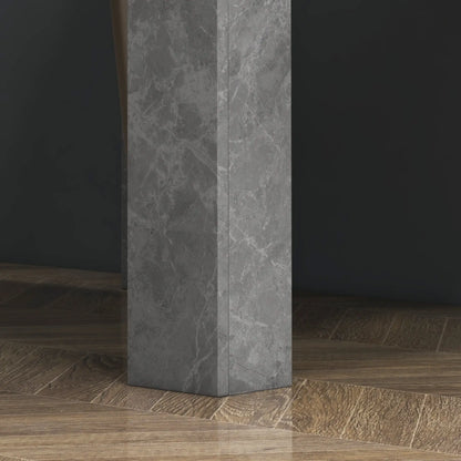 Square Dining Table, Modern Faux Cement Effect, Small Kitchen Table, Cement Grey Dining Tables at Gallery Canada