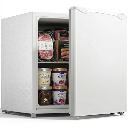 1.1 Cu. Ft. Mini Freezer, Compact Upright, Reversible Door, White Small Kitchen Appliances White at Gallery Canada
