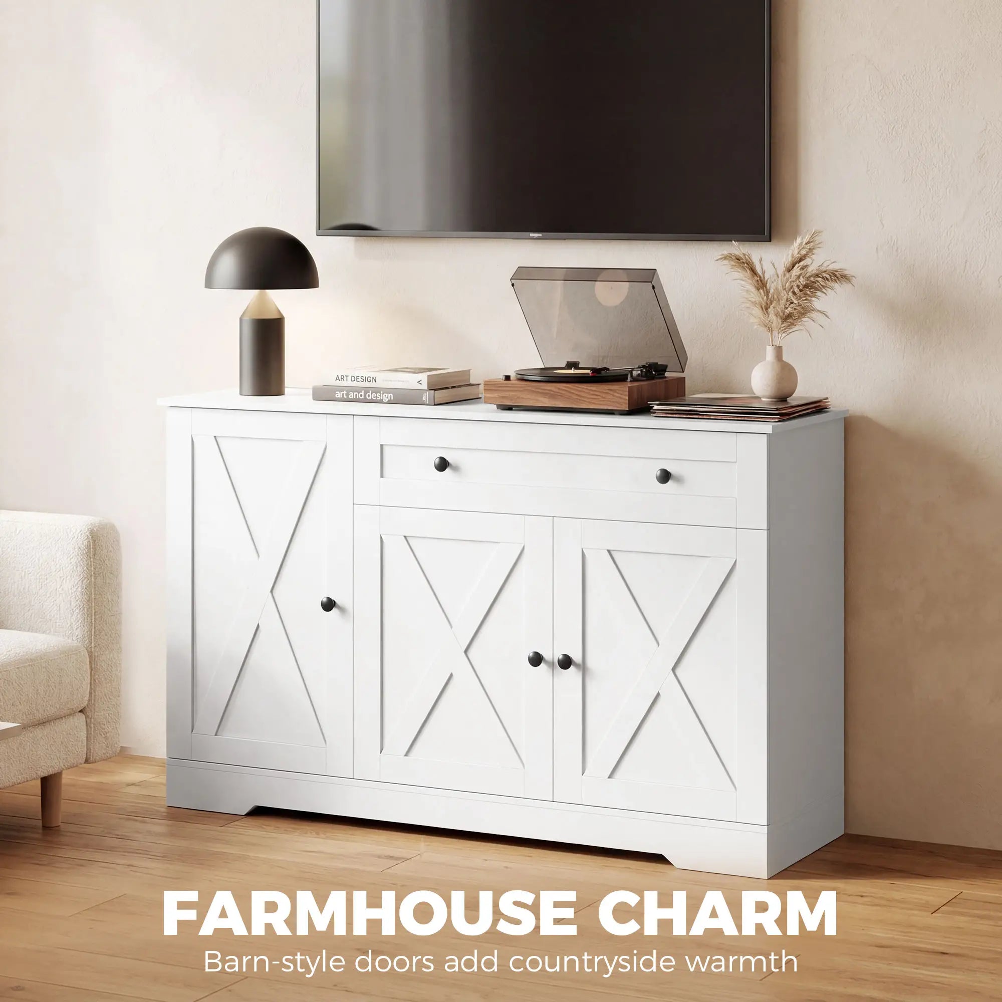 Sideboard Buffet Cabinet, Farmhouse Coffee Bar, White Bar Cabinets at Gallery Canada