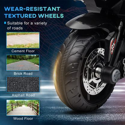 Kids Electric Motorcycle Ride-On Toy, 3 Wheels, Music, Horn, Lights, Blue Electric Motorcycles at Gallery Canada