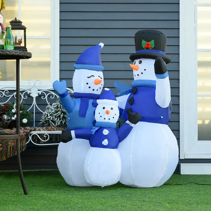1.2M Tall LED Lighted Christmas Inflatable Snowmen, Outdoor Indoor Decor Christmas Inflatables at Gallery Canada