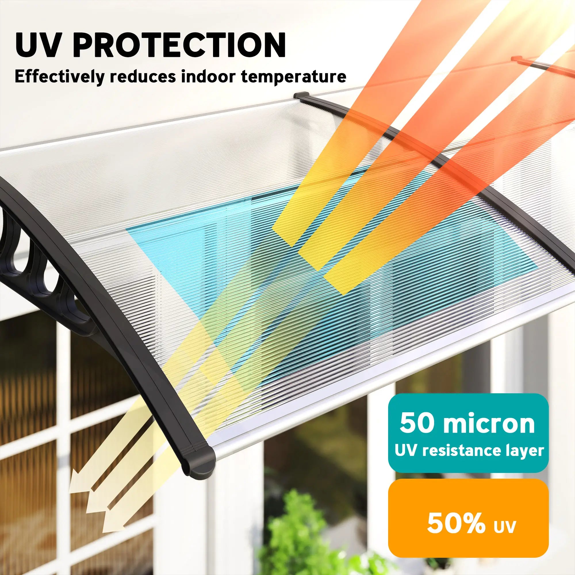 Awning Door Canopy, 119.3