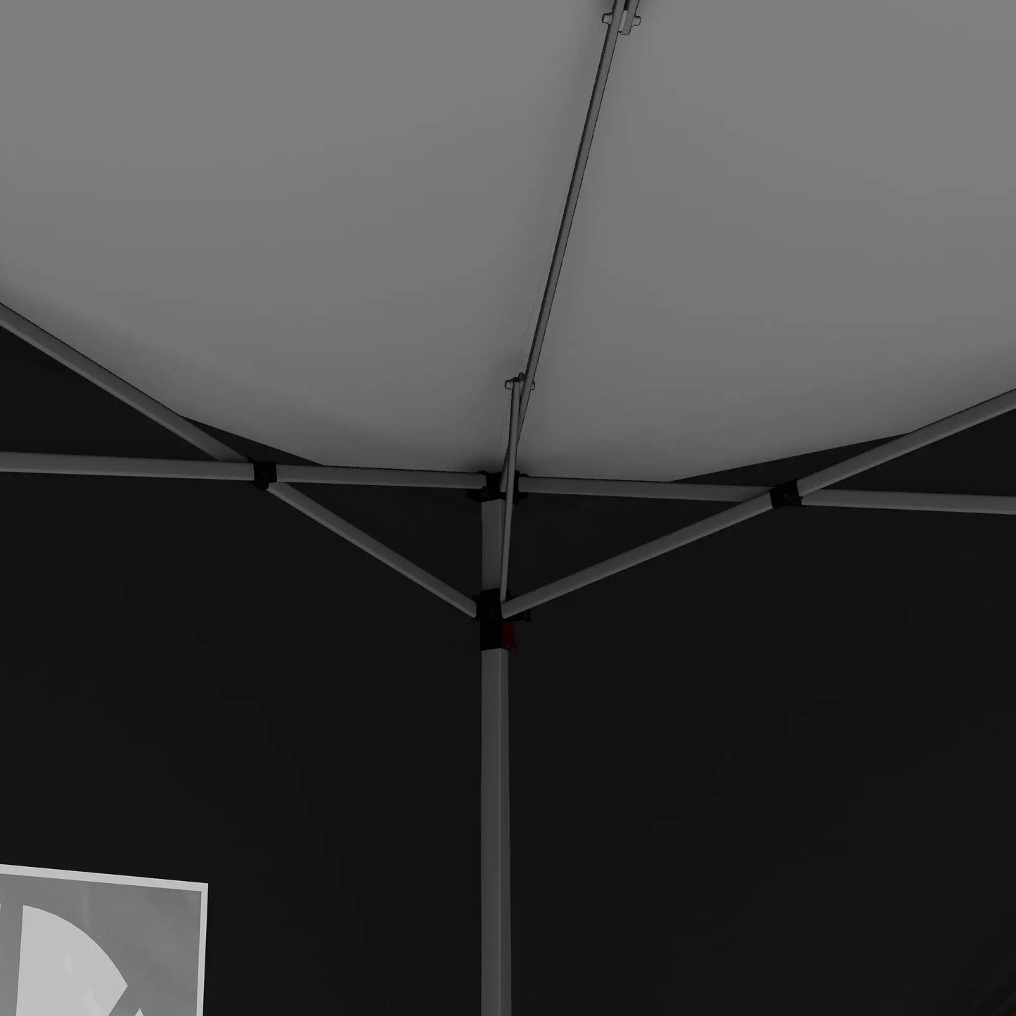 10'x10' Outdoor Pop Up Tent, Wedding Gazebo Canopy, Black Pop Up Canopies at Gallery Canada