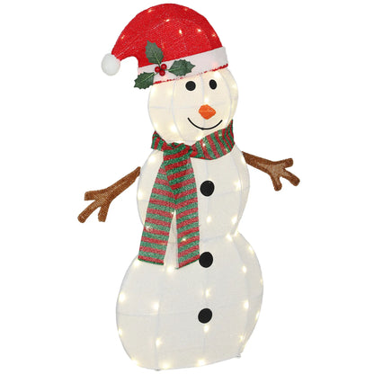 LED Christmas Snowman Decoration, Outdoor, IP44 Waterproof Christmas Decorations Red, White at Gallery Canada