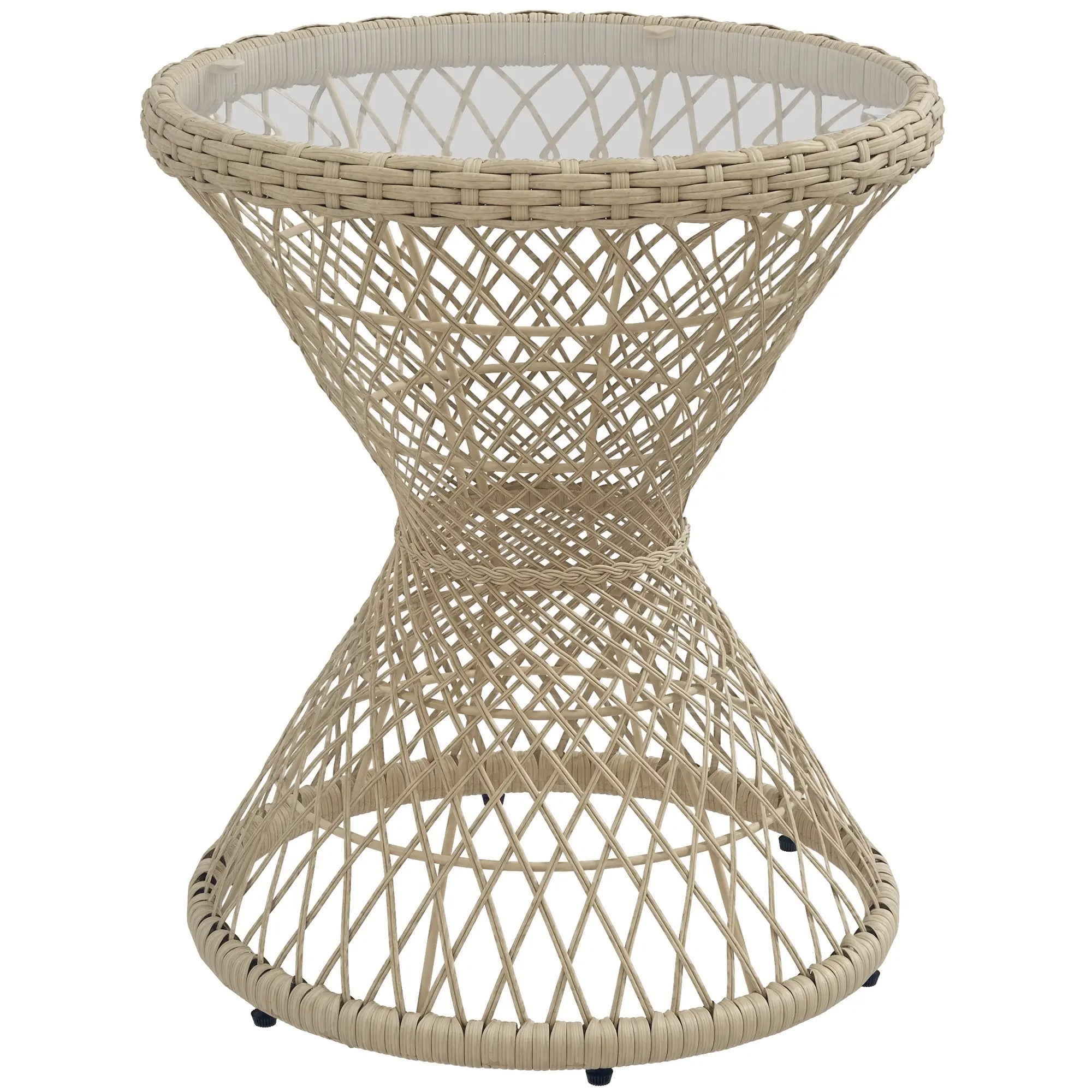 Wicker Outdoor Coffee Table, 18