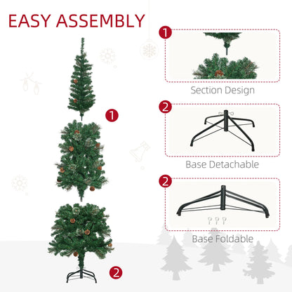 6.5ft Pencil Christmas Tree, Artificial, Pine Needles, Realistic Branches, Green Pencil Christmas Trees at Gallery Canada