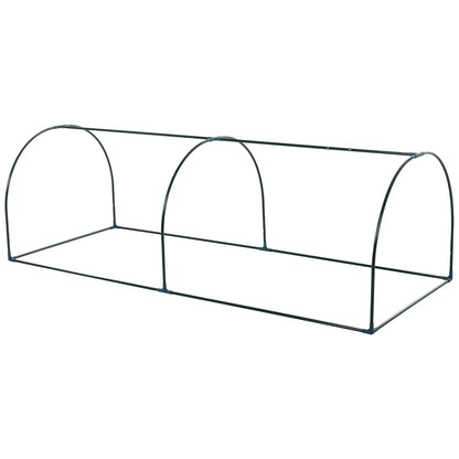 8' x 3' x 2.6' Mini Greenhouse, Portable with Zippered Doors, Clear Mini Greenhouses at Gallery Canada