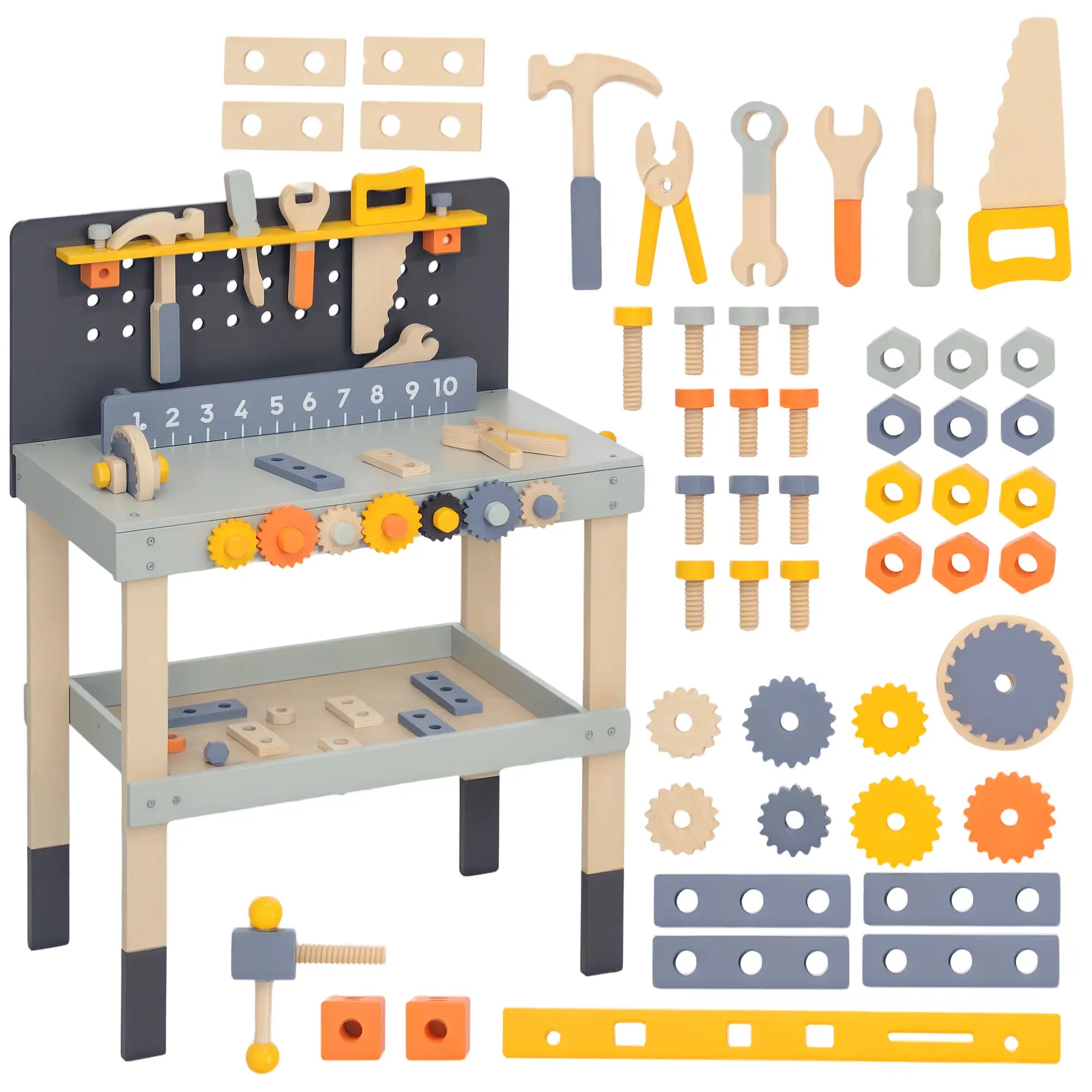 49 Piece Kids Workbench Playset, 3-6 Years, Light Blue Play Houses at Gallery Canada