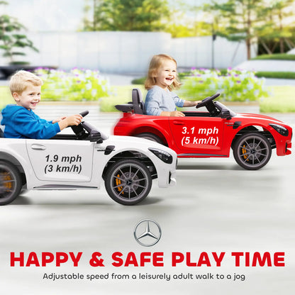 Mercedes-Benz AMG GTR Licensed 12V Kids Electric Car, Red Electric Toy Cars at Gallery Canada