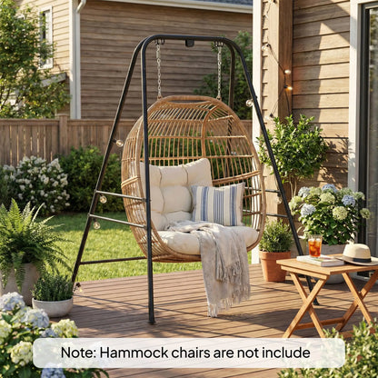 Hanging Hammock Stand, Porch Swing Chair, Indoor Outdoor Construction Hammock Stands at Gallery Canada