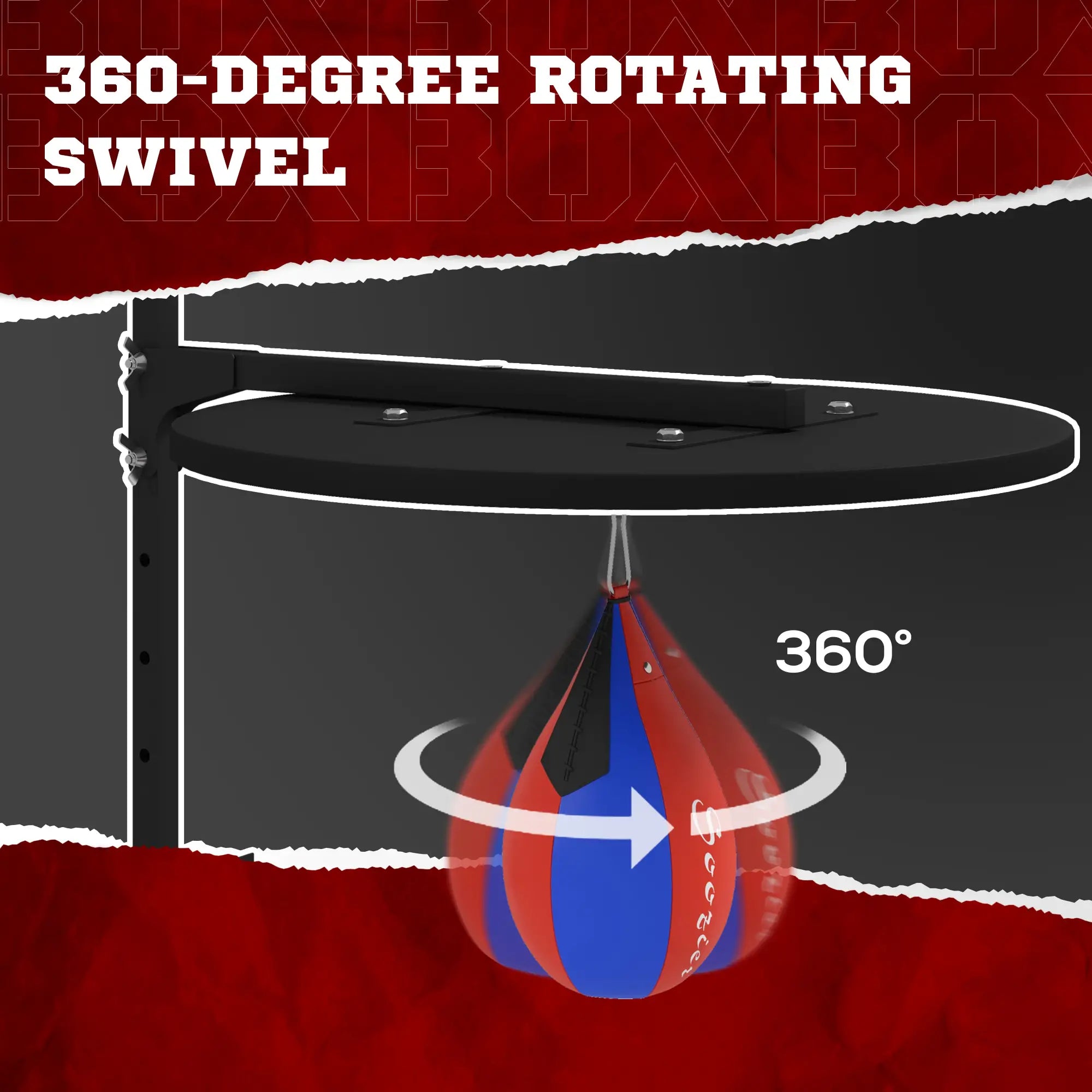 Wall Mounted Speed Bag Platform, Adjustable Punching Bag Kit More-Strength Training Equipment at Gallery Canada