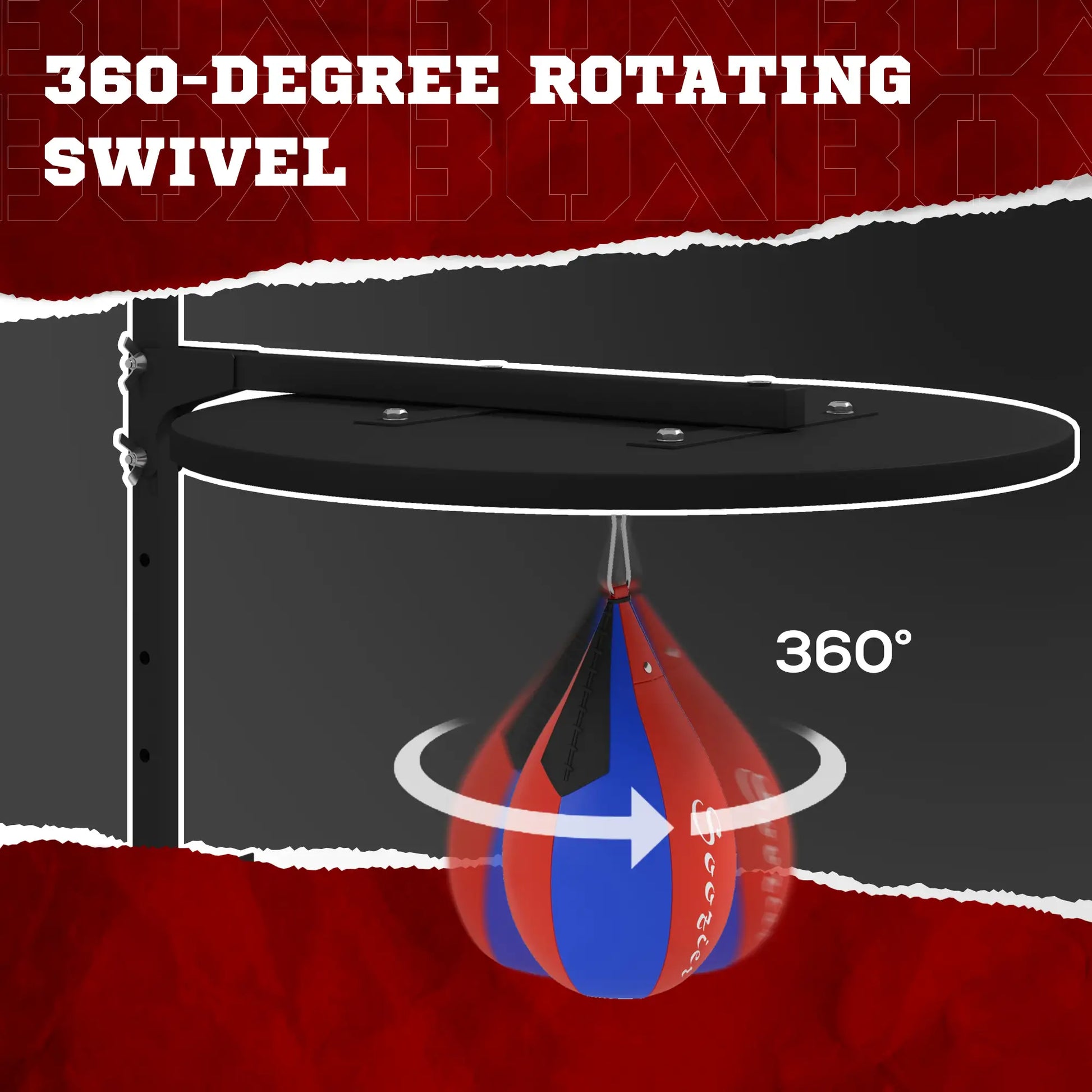 Wall Mounted Speed Bag Platform, Adjustable Punching Bag Kit More-Strength Training Equipment at Gallery Canada