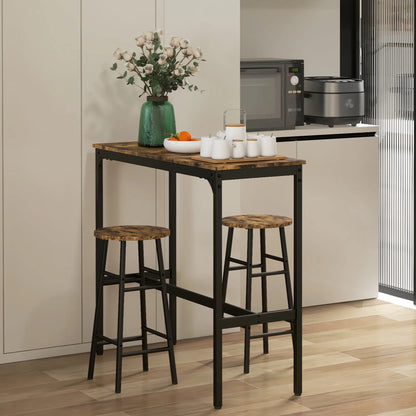 Counter Height Bar Table And Chairs Set, 2-Piece Dining Set Bar Sets at Gallery Canada