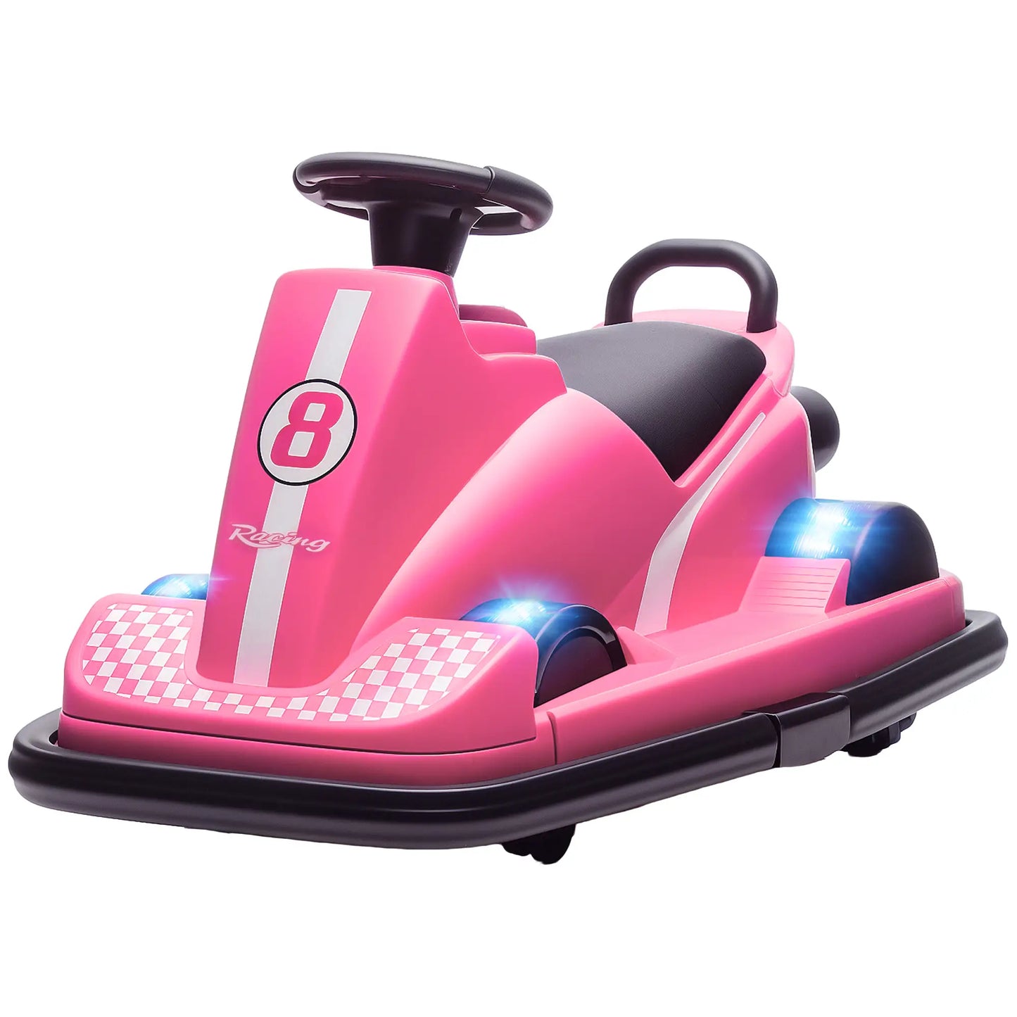 Bumper Car For Kids, 6V Battery Powered, 360 Degree Spin, Dual Motors, Pink Electric Toy Cars Pink at Gallery Canada