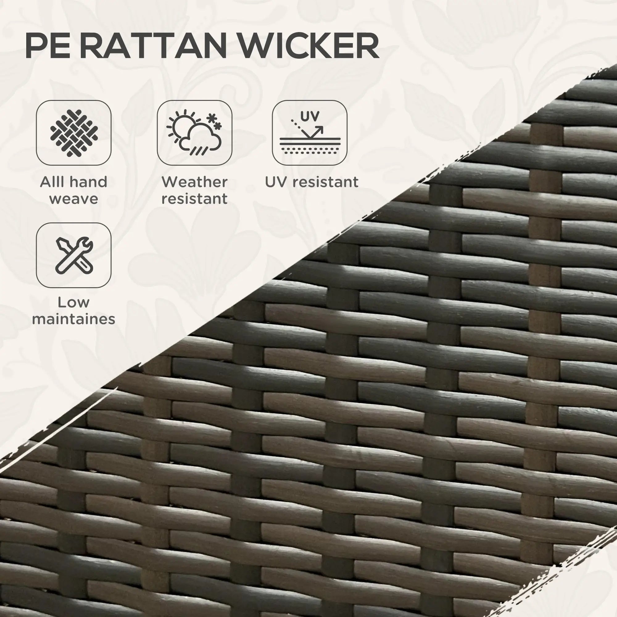 2-Tier PE Rattan Bar Cart, Glass Top Outdoor Kitchen Island, Mixed Brown, Brown Kitchen Islands & Kitchen Carts at Gallery Canada