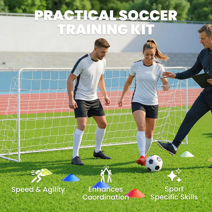Soccer Goal, 6x4ft Portable Practice Net, Steel Frame Soccer at Gallery Canada