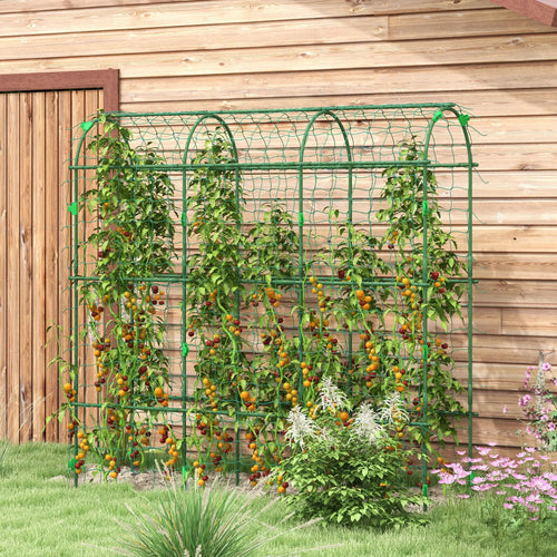 Metal Garden Trellis, A-Frame Arch for Climbing Plants, 17