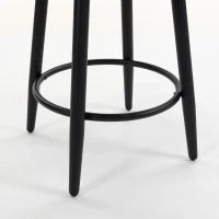 Swivel Bar Stools Set of 2, Cream White