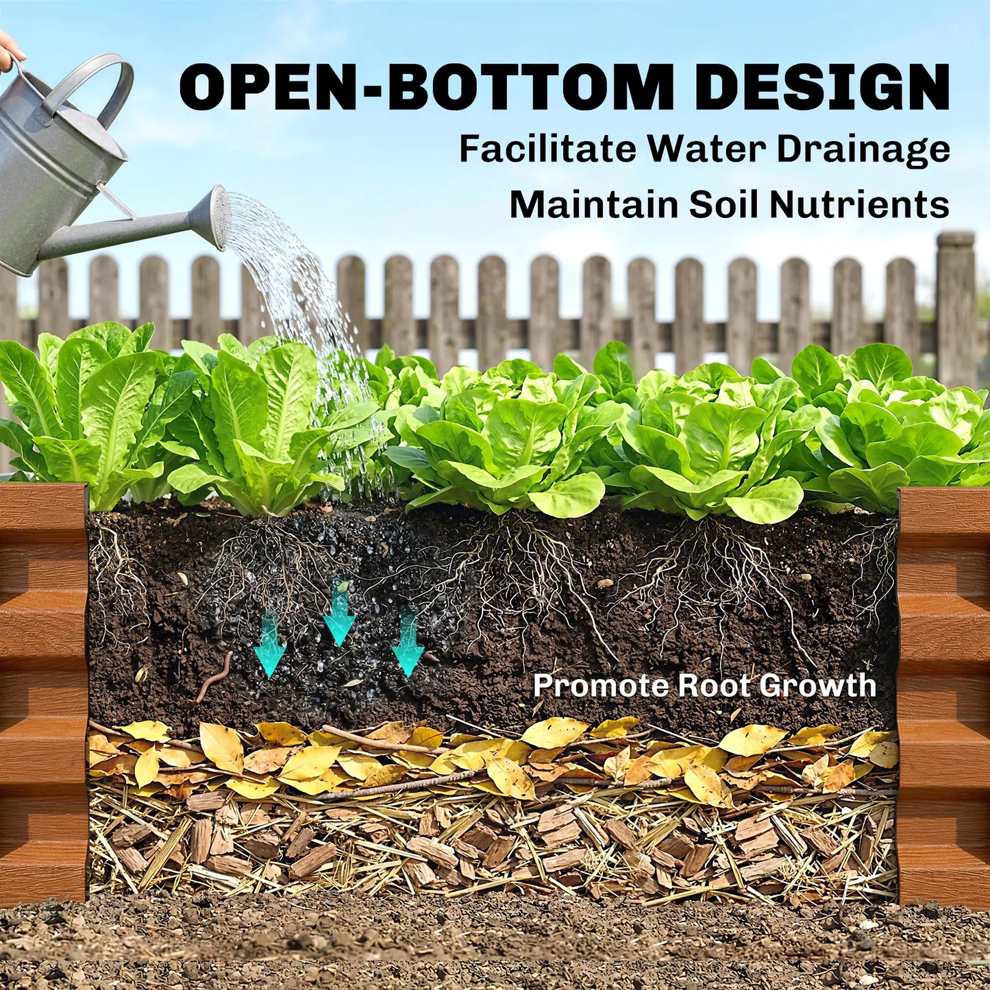 4' x 2' x 1' Raised Garden Bed, Set of 2, Galvanized Planter Box, Dark Brown Galvanized Planter Boxes at Gallery Canada