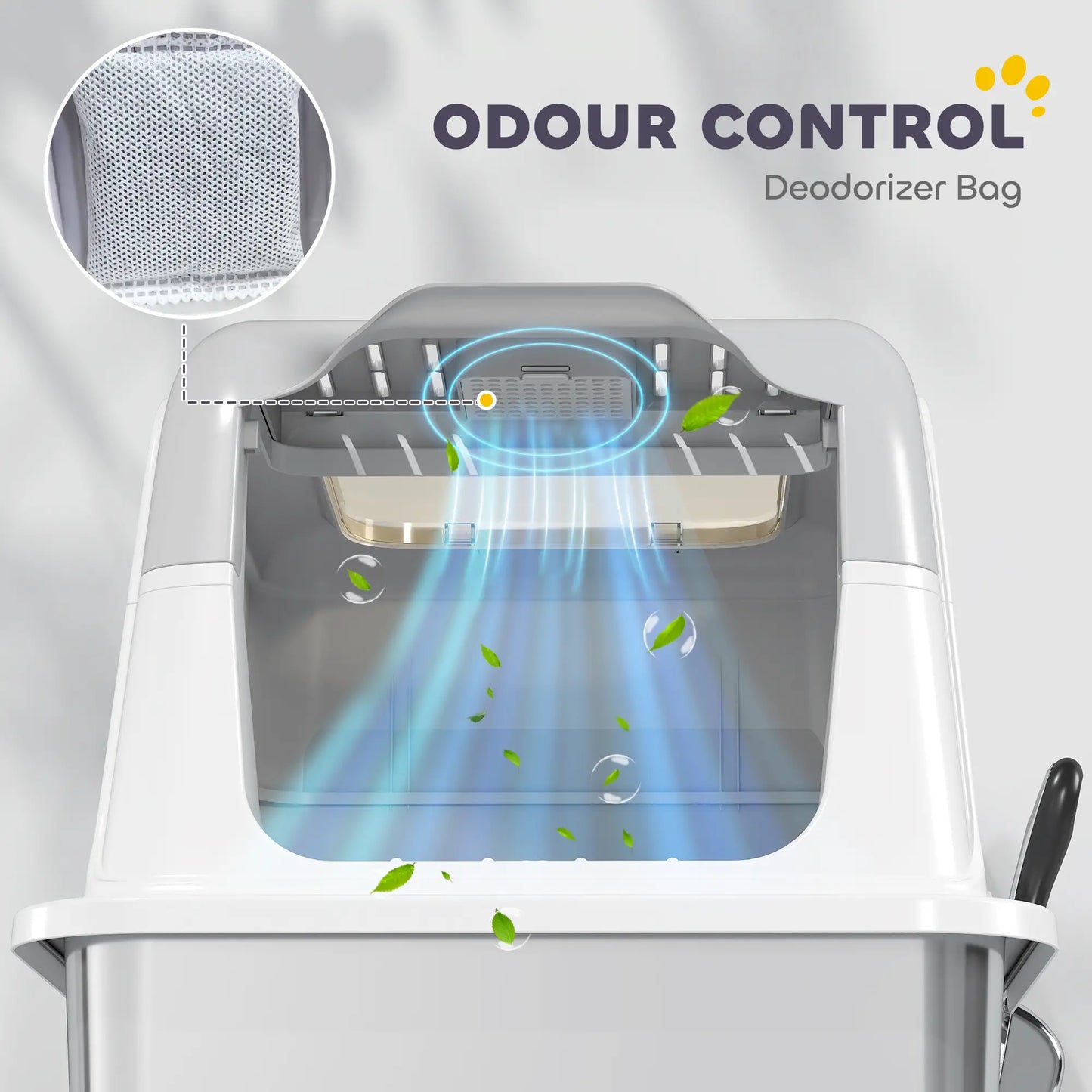 Extra Large Stainless Steel Litter Box, Enclosed for Big Cats Cat Litter Box Enclosures at Gallery Canada