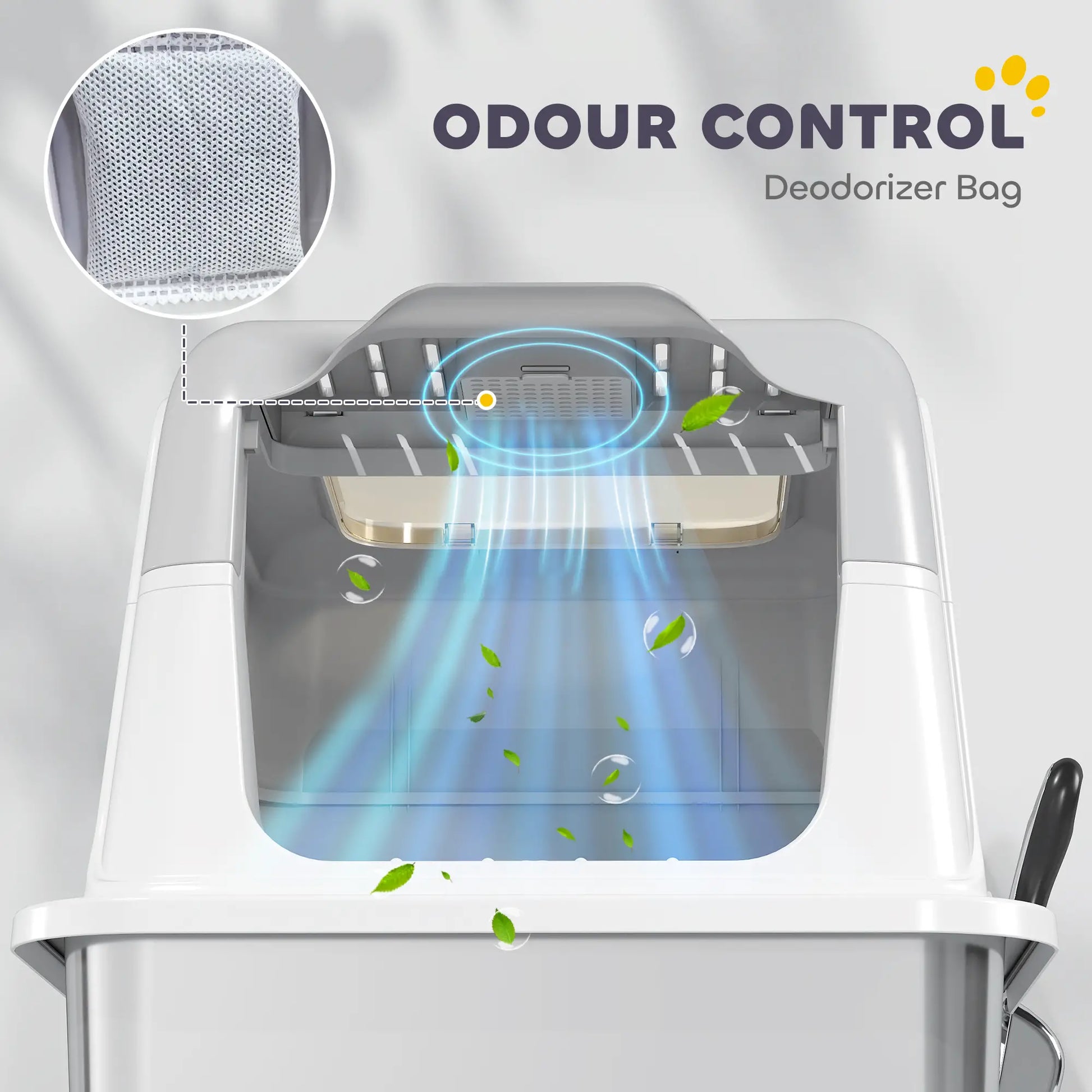 Extra Large Stainless Steel Litter Box, Enclosed for Big Cats Cat Litter Box Enclosures at Gallery Canada