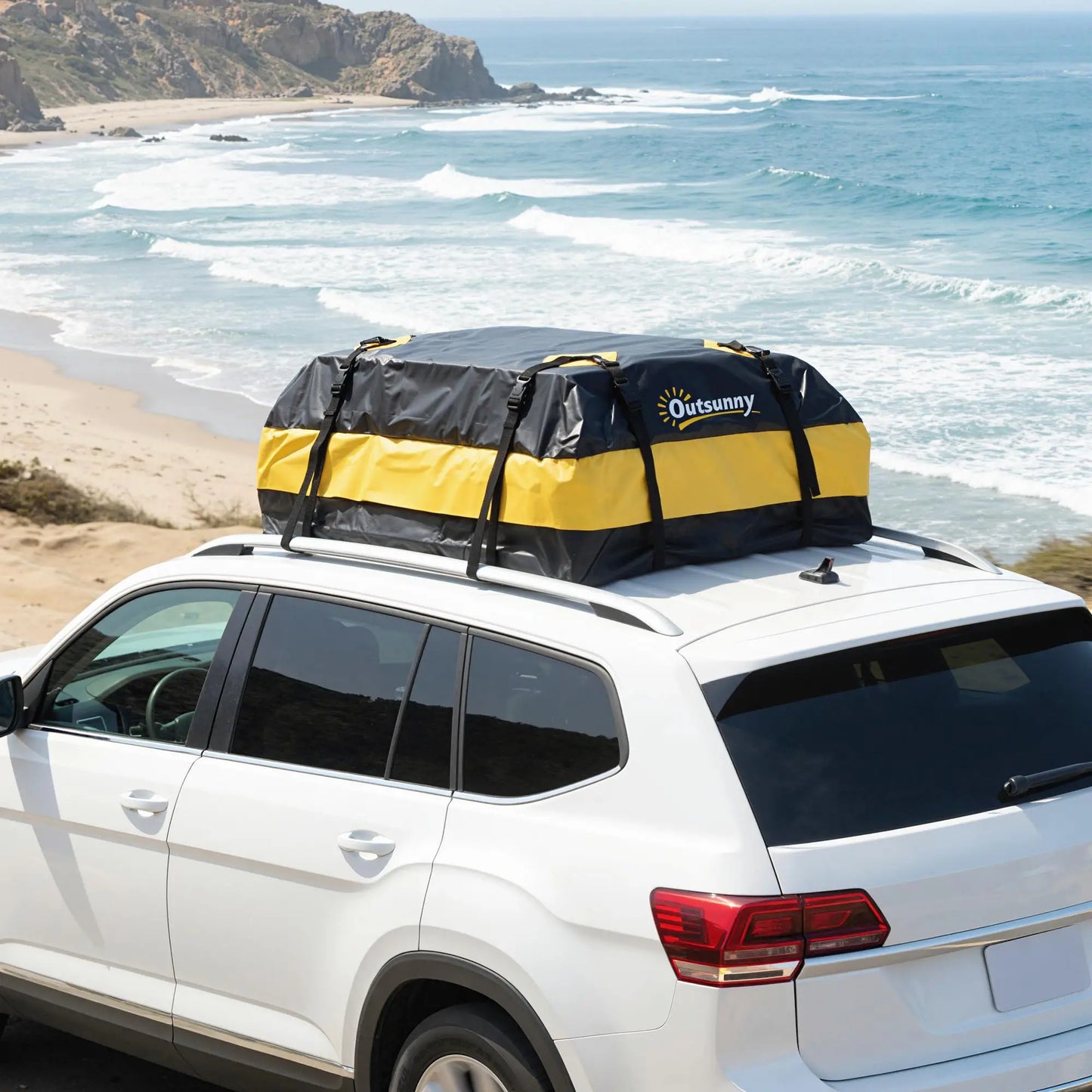 Waterproof Soft-Shell Car Roof Storage Bag, 15 Cubic Feet, Anti-Slip Mat Automotive at Gallery Canada