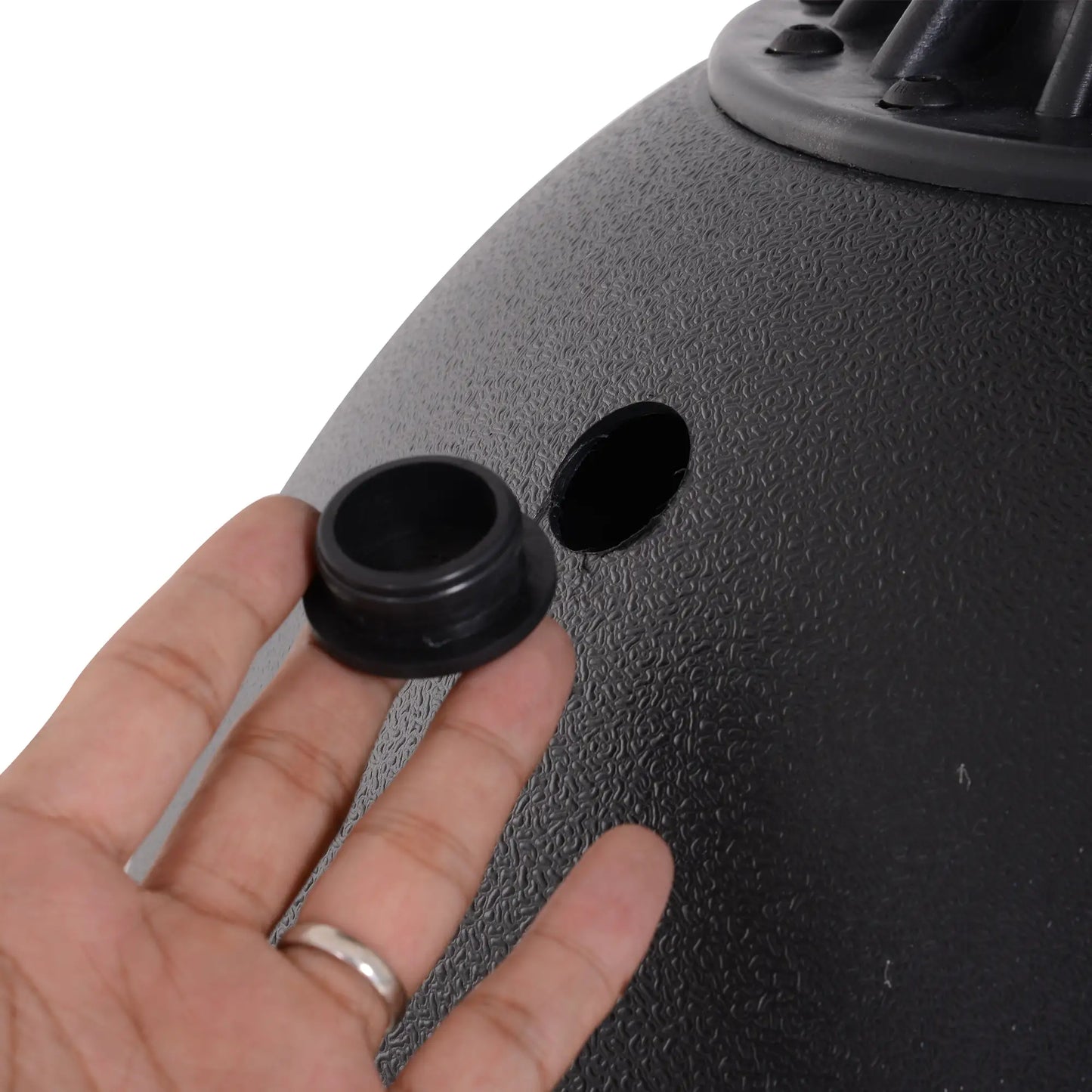 65" Freestanding Punching Bag, Refilled Base, Suction Cups, Black Punching Bag Hangers at Gallery Canada